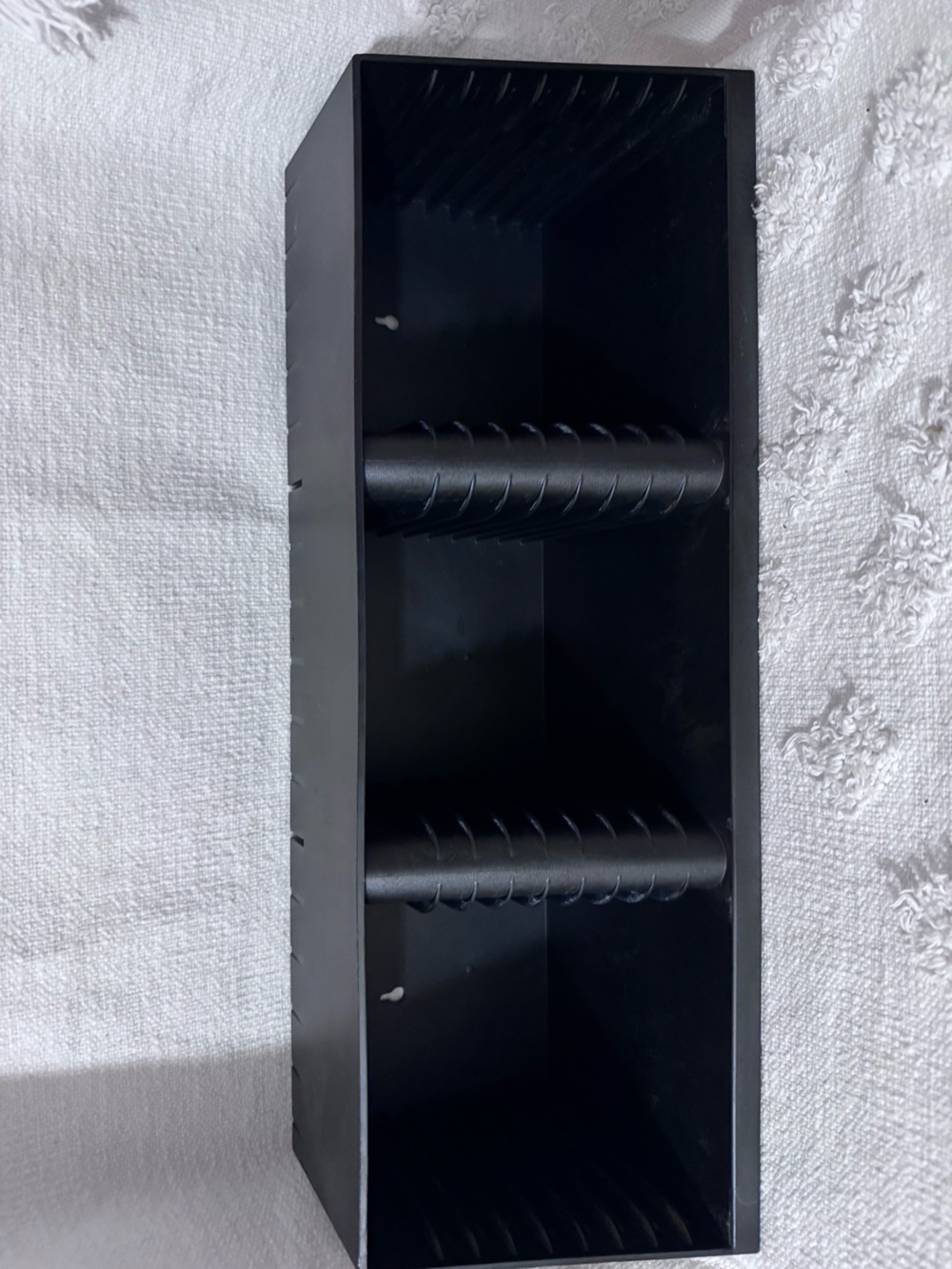 Vintage CD Storage Rack Organizer Desktop or Wall Mount Black, 30 CD